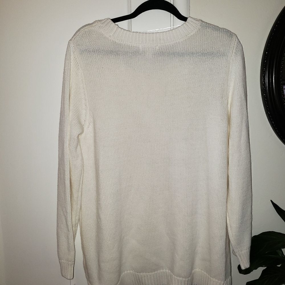 Style & Co. Embroidered Pullover Sweater - Picture 4 of 7